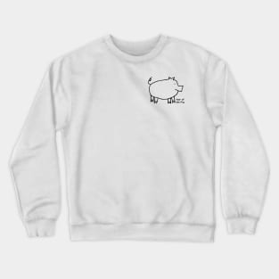 Small Year of the Pig Outline Crewneck Sweatshirt